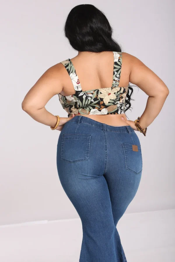 Hell Bunny Tops | Tops>Adelaida Crop Top Black