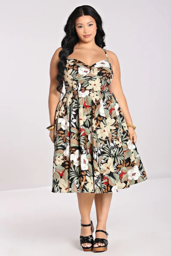 Hell Bunny Dresses | Dresses With Pockets>Adelaida Dress Black