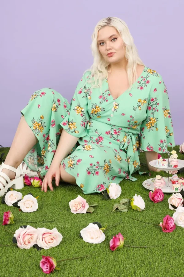 Hell Bunny Jumpsuits & Playsuits | Jumpsuits & Playsuits>Adelina Jumpsuit Mint