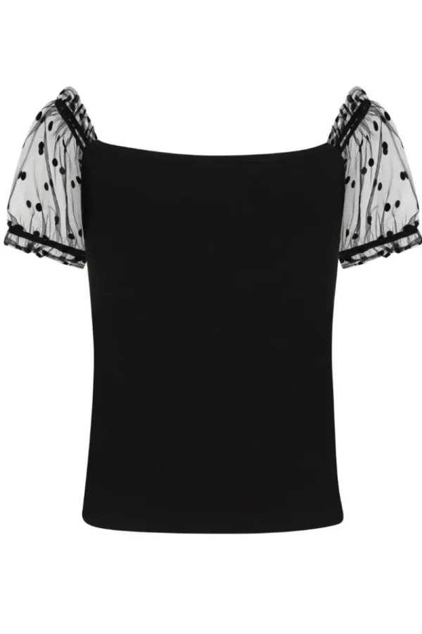 Hell Bunny Tops | Tops>Amandine Top Black