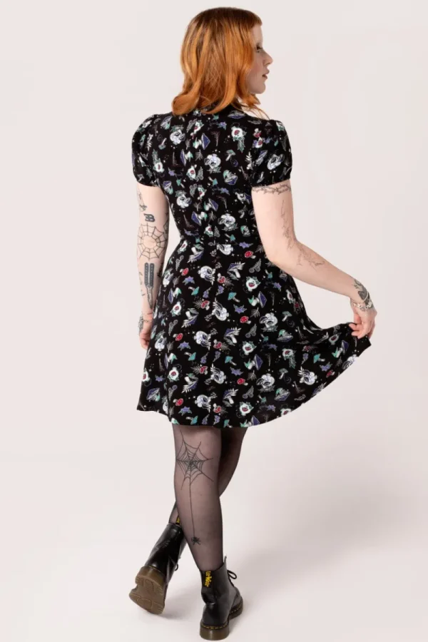 Hell Bunny Dresses | Mini Dresses>Amanita Mini Dress Black