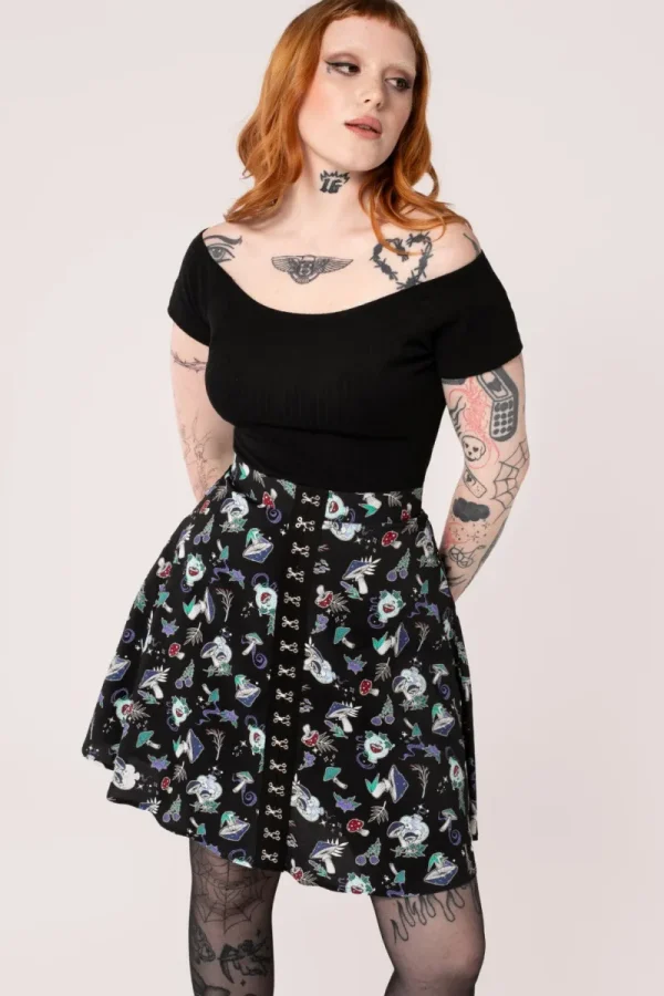 Hell Bunny Skirts | Skirts>Amanita Skirt Black