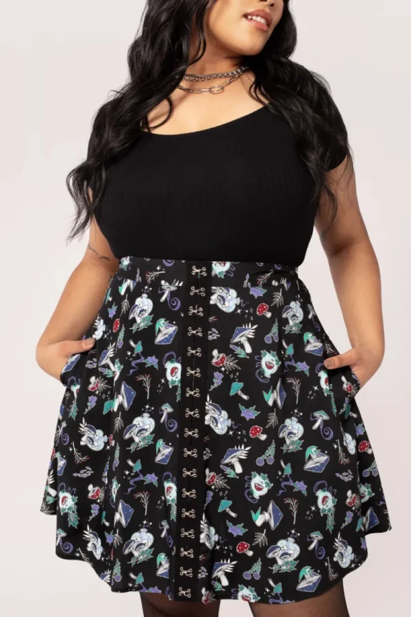 Hell Bunny Skirts | Skirts>Amanita Skirt Black