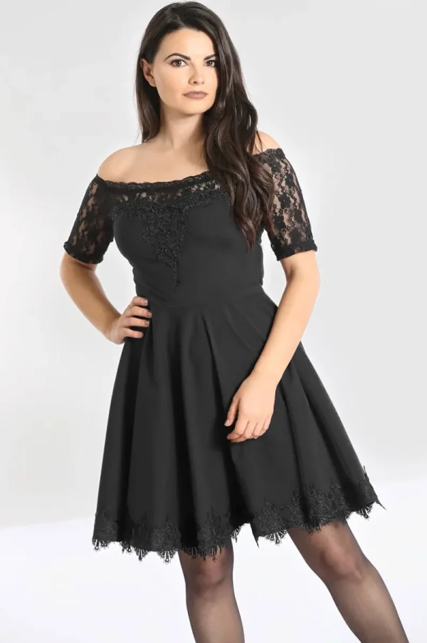 Hell Bunny Dresses | Mini Dresses>Amara Mini Dress Black