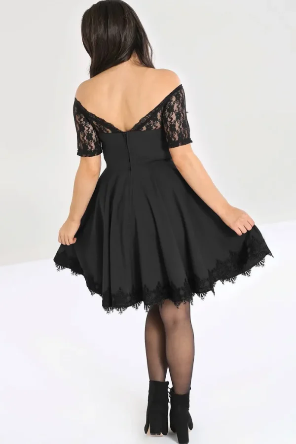 Hell Bunny Dresses | Mini Dresses>Amara Mini Dress Black