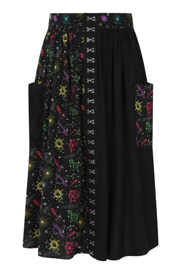 Hell Bunny Skirts | Skirts>Andromeda Mid Skirt Black