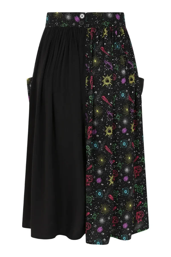 Hell Bunny Skirts | Skirts>Andromeda Mid Skirt Black