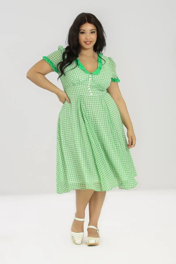 Hell Bunny Dresses | Dresses>Anne Marie Dress Green