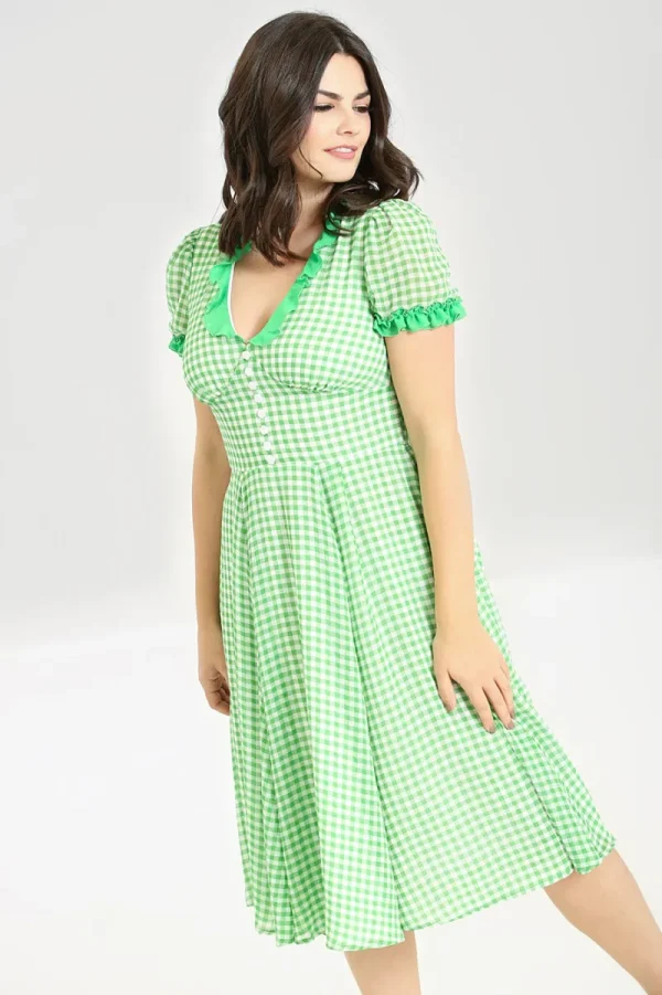 Hell Bunny Dresses | Dresses>Anne Marie Dress Green