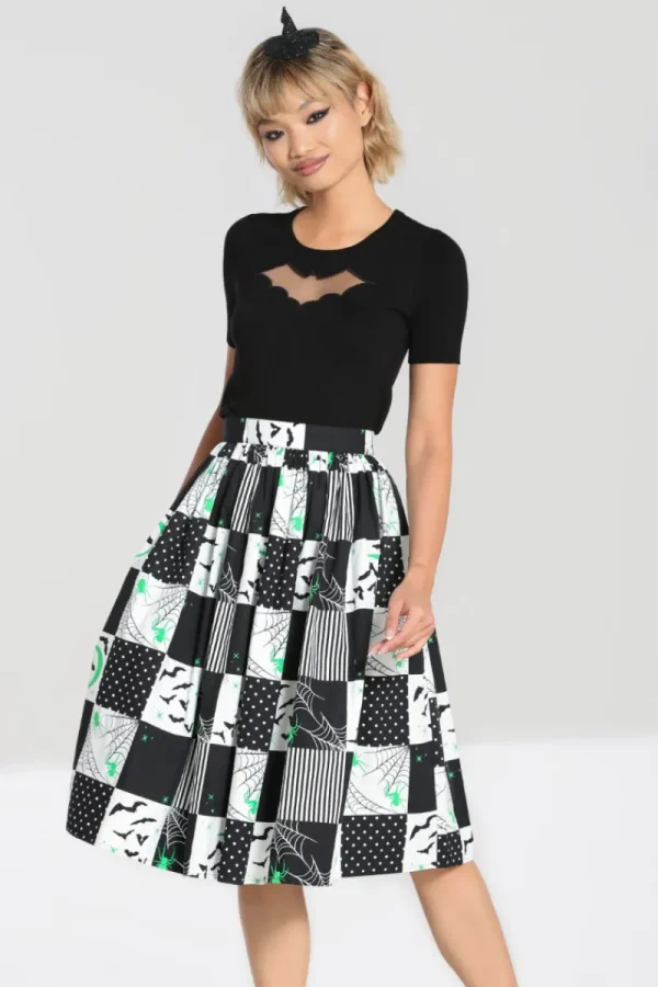 Hell Bunny Skirts | Skirts>Annie 50's Skirt Black