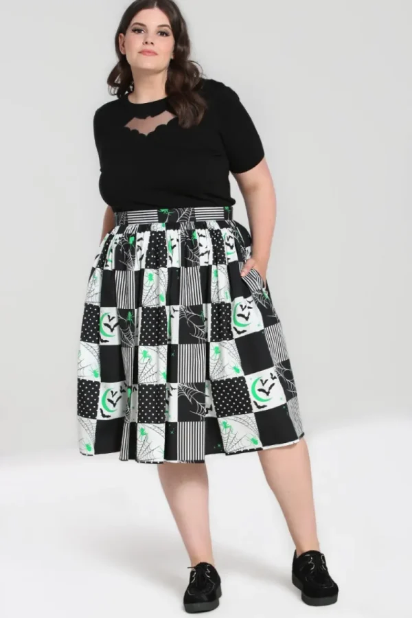 Hell Bunny Skirts | Skirts>Annie 50's Skirt Black