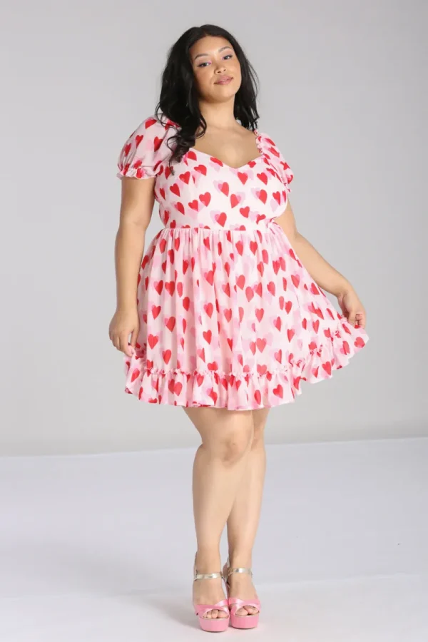 Hell Bunny Dresses | Vintage Dresses>Aphrodite Mini Dress Pink