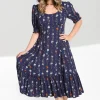 Hell Bunny Dresses | Dresses>Asta Maxi Dress Blue