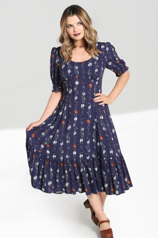 Hell Bunny Dresses | Dresses>Asta Maxi Dress Blue