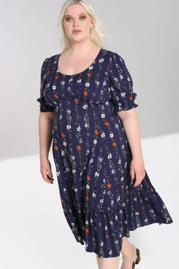 Hell Bunny Dresses | Dresses>Asta Maxi Dress Blue