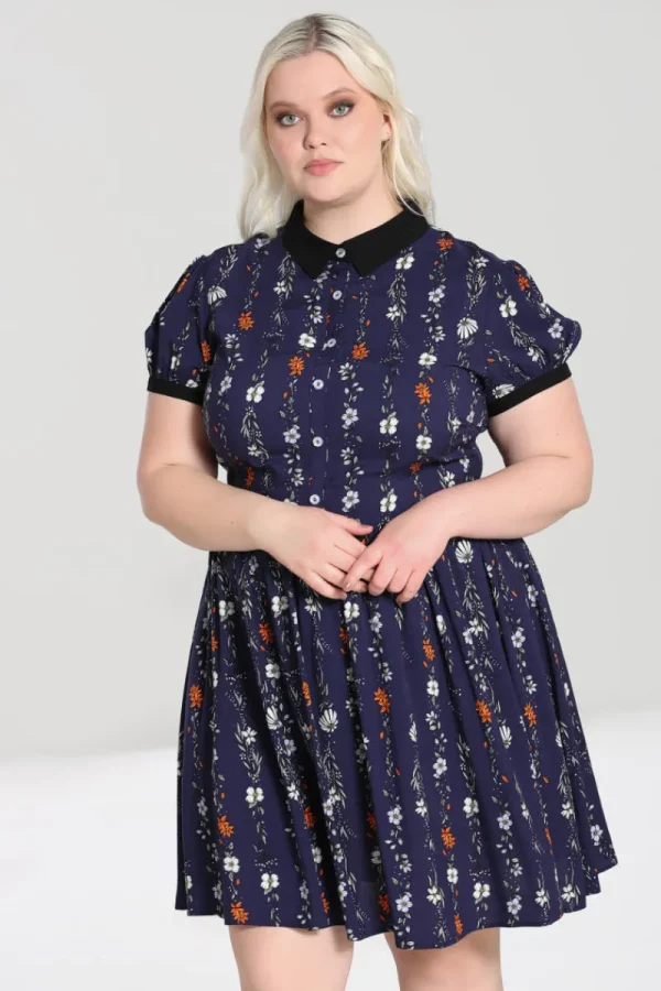 Hell Bunny Dresses | Dresses>Asta Mini Dress Blue