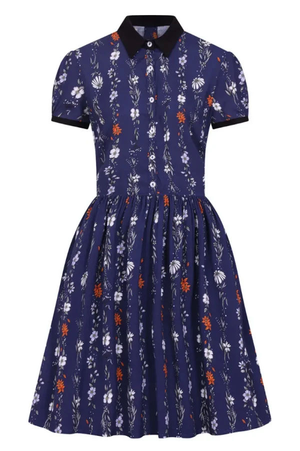 Hell Bunny Dresses | Dresses>Asta Mini Dress Blue