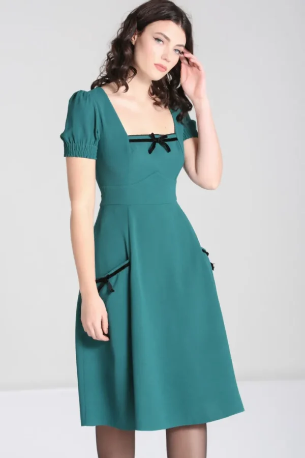 Hell Bunny Dresses | Dresses>Aubrey Dress Green