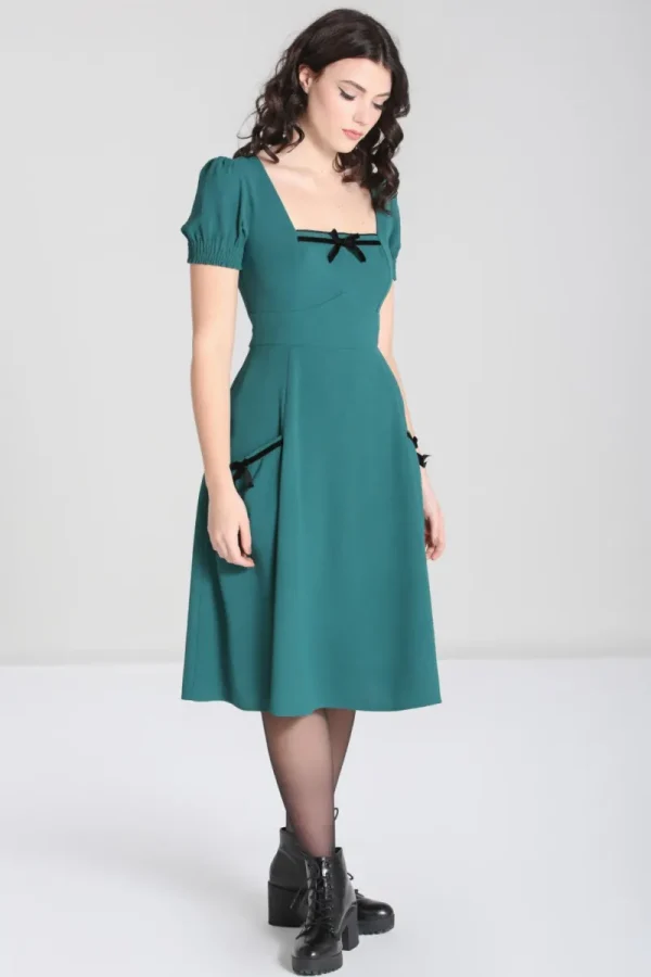 Hell Bunny Dresses | Dresses>Aubrey Dress Green