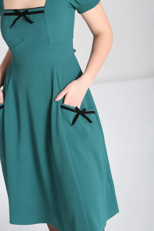 Hell Bunny Dresses | Dresses>Aubrey Dress Green