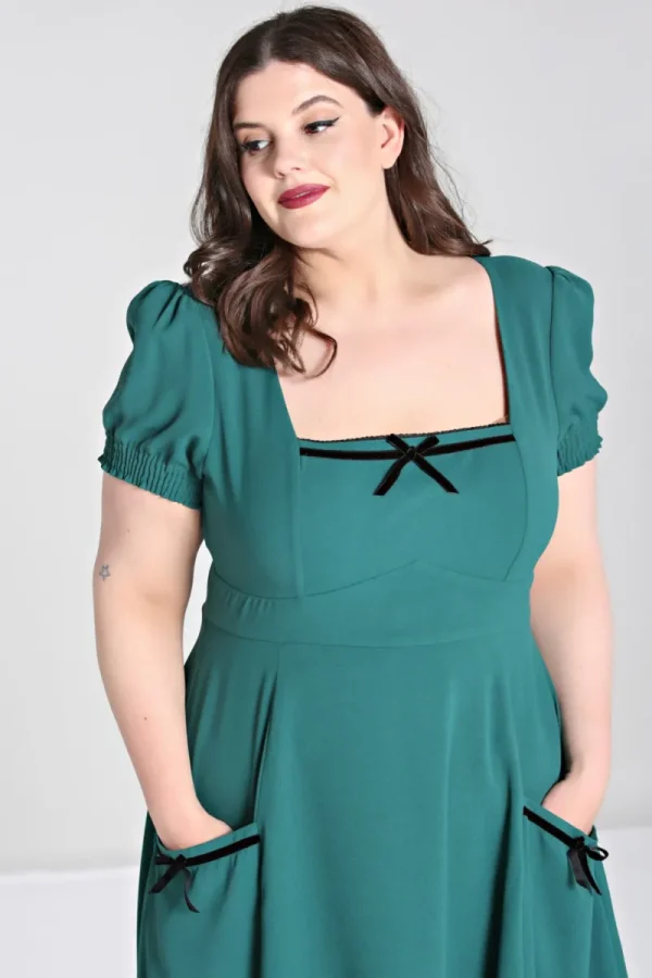 Hell Bunny Dresses | Dresses>Aubrey Dress Green