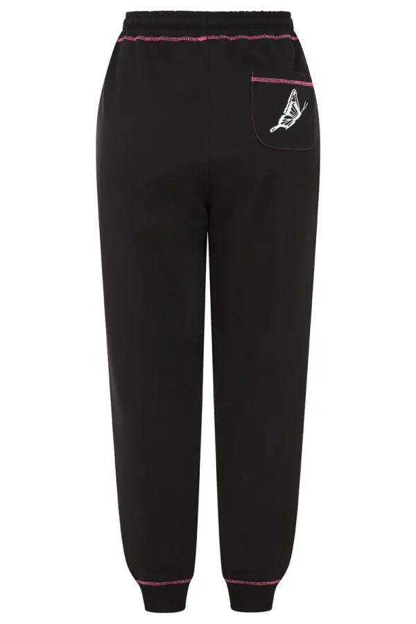 Hell Bunny Trousers & Shorts | Trousers & Shorts>Avery Joggers Black