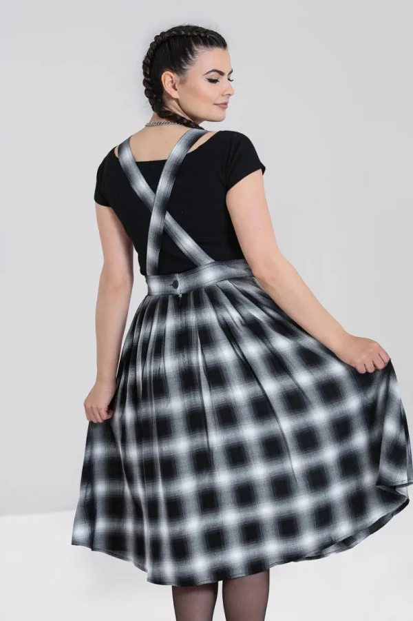 Hell Bunny Dresses | Dresses>Avril Pinafore Dress Grey