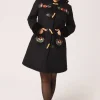 Hell Bunny Coats & Jackets | Coats & Jackets>Basil Coat Black