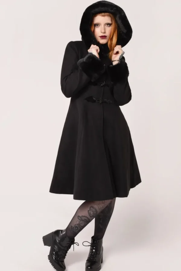 Hell Bunny Coats & Jackets | Coats & Jackets>Batilda Coat Black