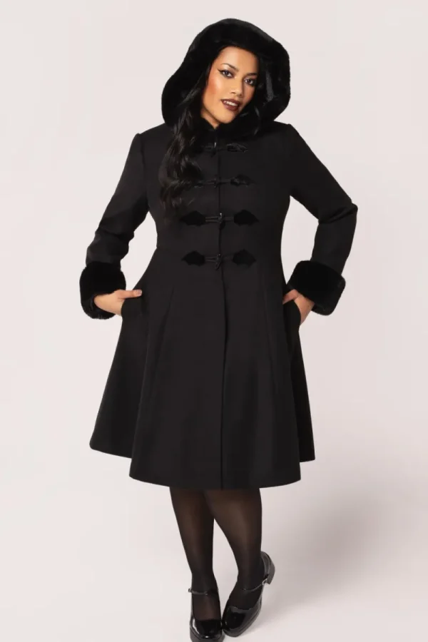 Hell Bunny Coats & Jackets | Coats & Jackets>Batilda Coat Black