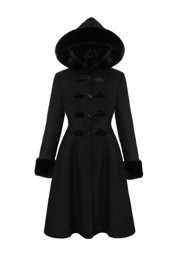 Hell Bunny Coats & Jackets | Coats & Jackets>Batilda Coat Black