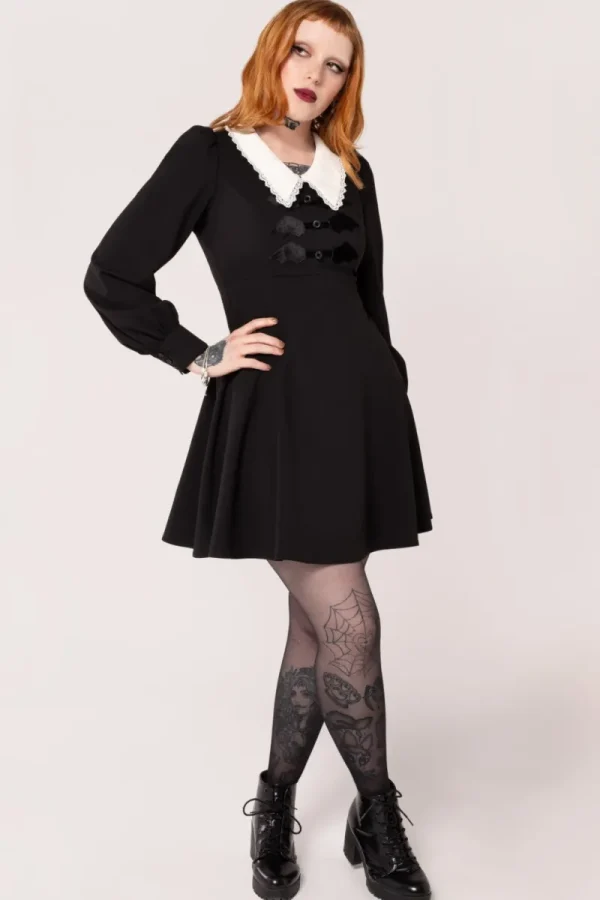 Hell Bunny Dresses | Mini Dresses>Batilda Dress Black