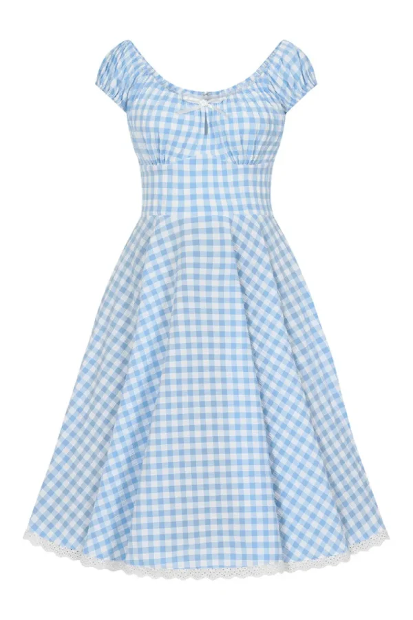 Hell Bunny Dresses>BB 50's Dress Blue