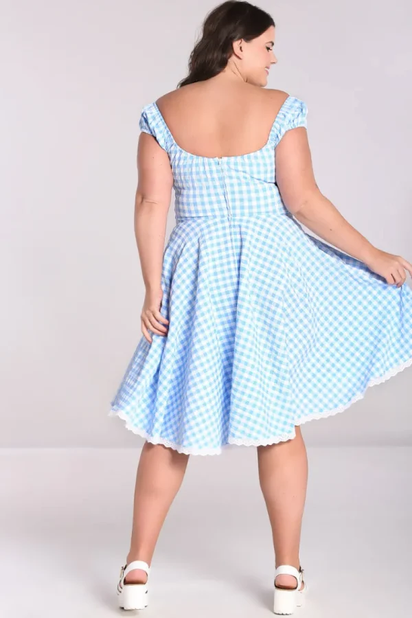 Hell Bunny Dresses>BB 50's Dress Blue