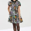 Hell Bunny Dresses | Dresses>Be Afraid Mini Dress Black