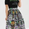 Hell Bunny Skirts | Skirts>Be Afraid 50's Skirt Black