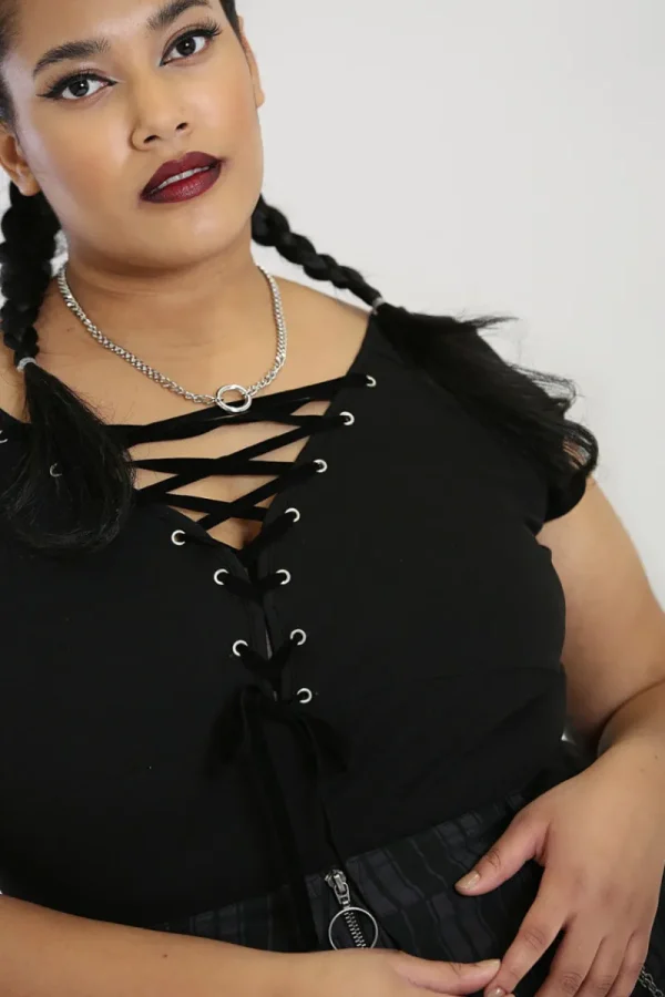 Hell Bunny Tops | Tops>Belladonna Top H Black