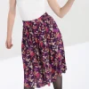 Hell Bunny Skirts>Berry Crush Skirt Purple