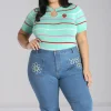 Hell Bunny Tops | Tops>Berry Cute Top Mint