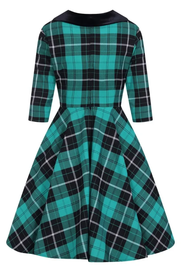 Hell Bunny Dresses | Dresses>Beryl Mid Dress Green