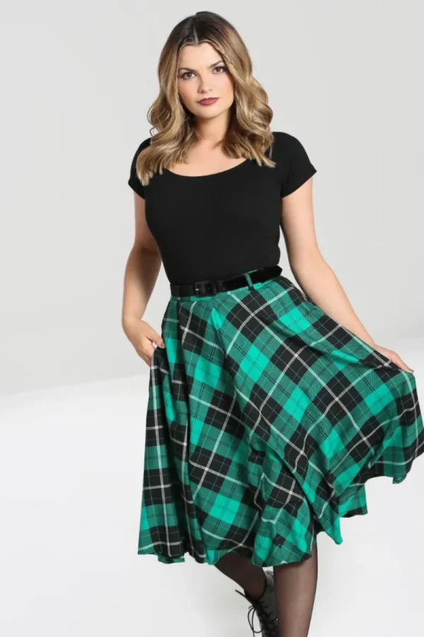 Hell Bunny Skirts | Skirts>Beryl Skirt Green