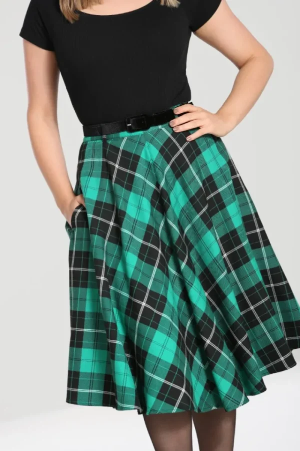 Hell Bunny Skirts | Skirts>Beryl Skirt Green