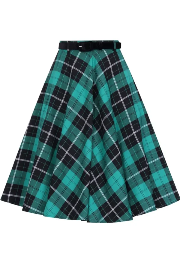 Hell Bunny Skirts | Skirts>Beryl Skirt Green