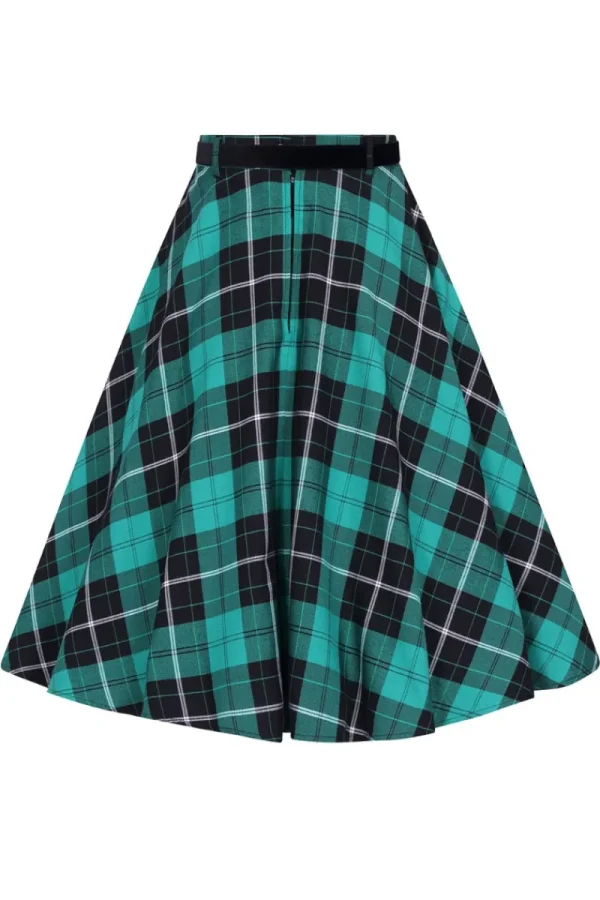 Hell Bunny Skirts | Skirts>Beryl Skirt Green