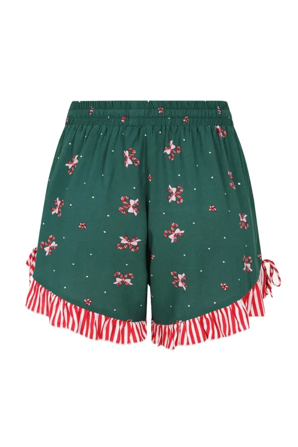 Hell Bunny Trousers & Shorts | Trousers & Shorts>Beth Shorts Green