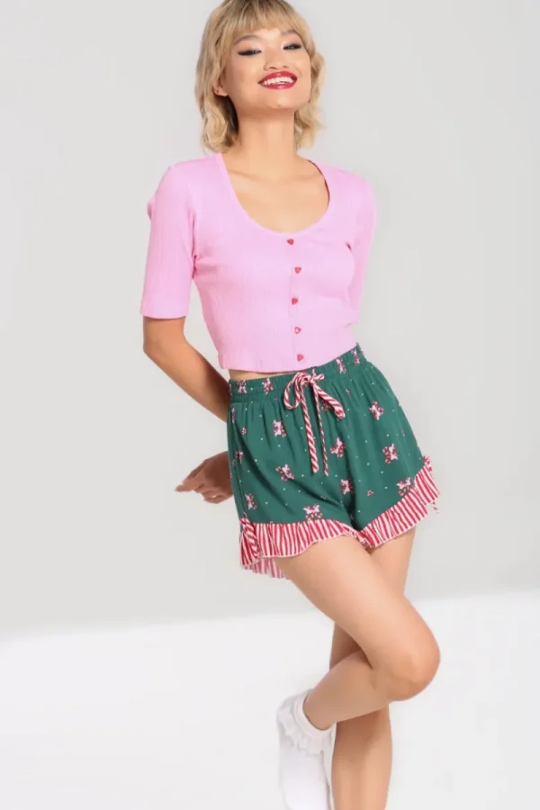 Hell Bunny Trousers & Shorts | Trousers & Shorts>Beth Shorts Green