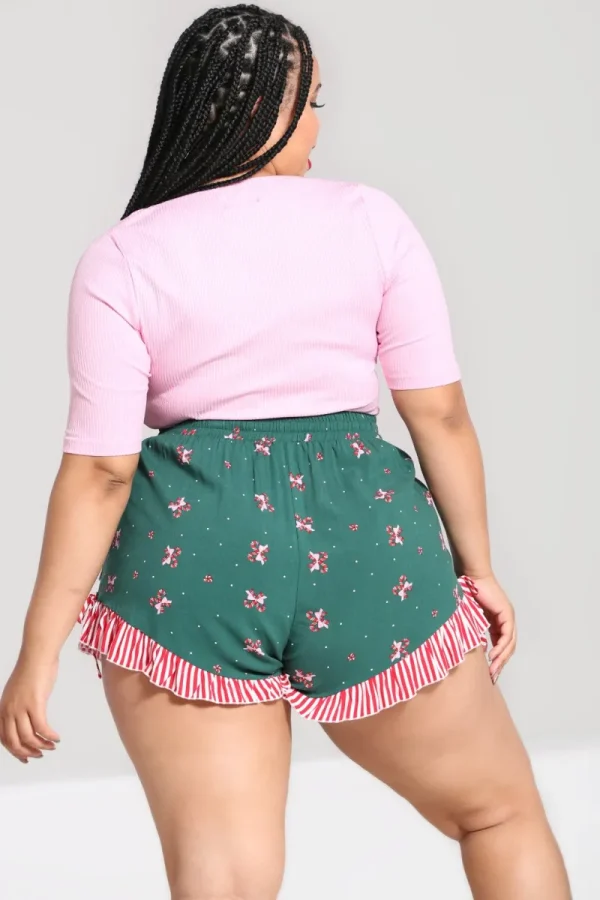 Hell Bunny Trousers & Shorts | Trousers & Shorts>Beth Shorts Green