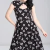 Hell Bunny Dresses | Dresses>Bobbie Midi Dress Black