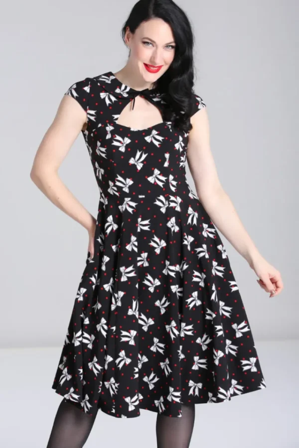 Hell Bunny Dresses | Dresses>Bobbie Midi Dress Black