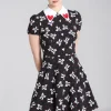 Hell Bunny Dresses | Dresses With Pockets>Bobbie Mini Dress Black